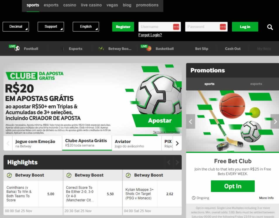 .well knownqueens 777.comparimatch | faça apostas em esportes online com odds competitivas As probabilidades na plataforma de apostas desportivas estão entre as melhores do mercado, com probabilidades disponíveis em vários mercados e não apenas nos jogos principais como estamos habituados. Essas odds têm retorno de 96% em mercados preferidos pelos brasileiros, como o futebol.